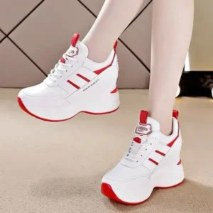 Sarastatic Women Fashion Platform Lace-Up Sneakers