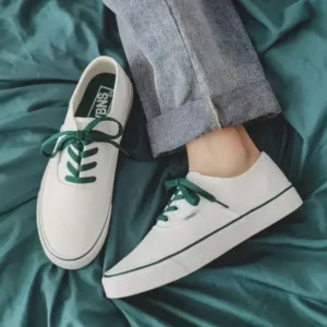 Sarastatic Fashion Solid Color Breathable Canvas Shoes