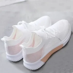 Sarastatic Women Fashion Color Blocking Breathable Sneakers