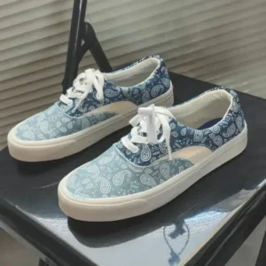 Sarastatic Vintage Breathable Printed Canvas Shoes