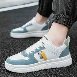 Sarastatic Men Fashion Color Matching Low Top Sneakers