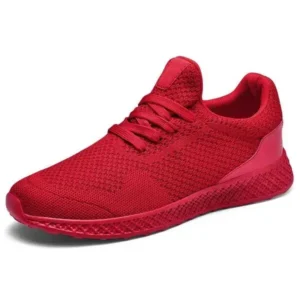 Sarastatic Men Fashion Solid Color Breathable Sneakers