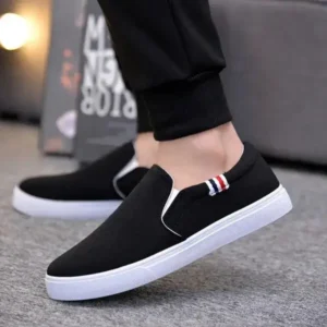 Sarastatic Men Casual Breathable Flat Canvas Shoes