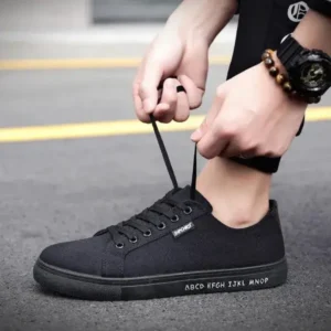 Sarastatic Men Casual Canvas Breathable Shoes