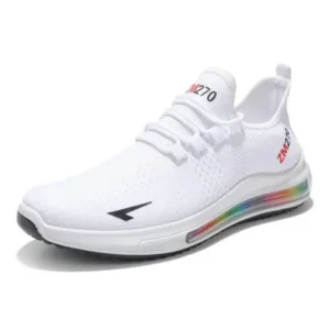 Sarastatic Men'S Casual Rainbow Bottom Air Cushion Running Sneakers