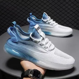 Sarastatic Men'S Fashion Jelly Bottom Mesh Breathable Sneakers