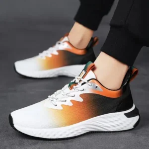 Sarastatic Men'S Fashion Breathable Mesh Color Block Sneakers