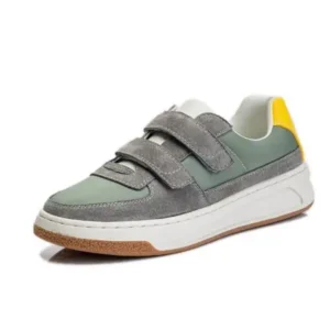 Sarastatic Women Casual Colorblock Platform Velcro Sneakers